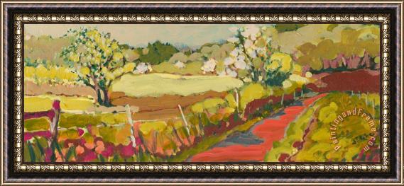 Jennifer Lommers A Bend in the Road Framed Painting