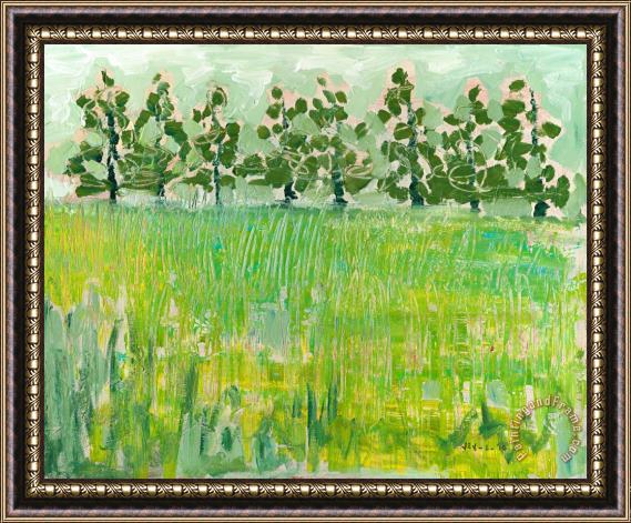 Jennifer Lommers Across the Meadow Framed Painting