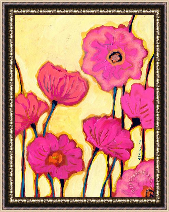 Jennifer Lommers Flowers for Coralyn Framed Painting