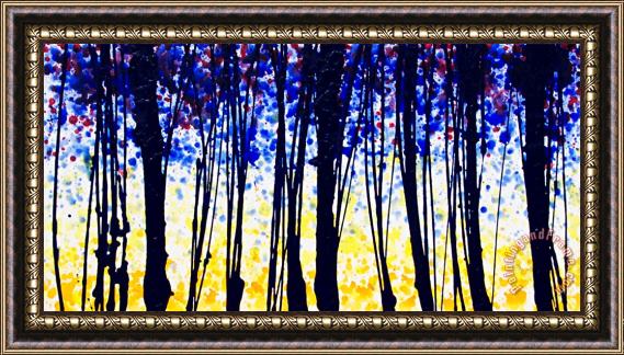 Jerome Lawrence A Winter Walk Framed Painting