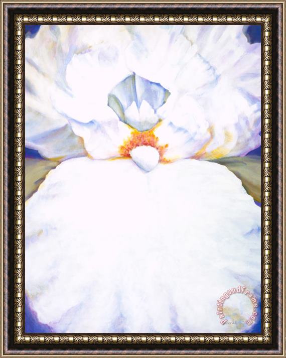 Jerome Lawrence Chastity II White Iris Framed Painting
