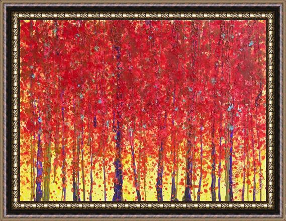 Jerome Lawrence Trees at Twilight XII Framed Print