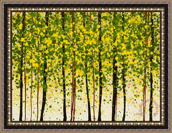 Jerome Lawrence Trees at Twilight XVII Framed Painting