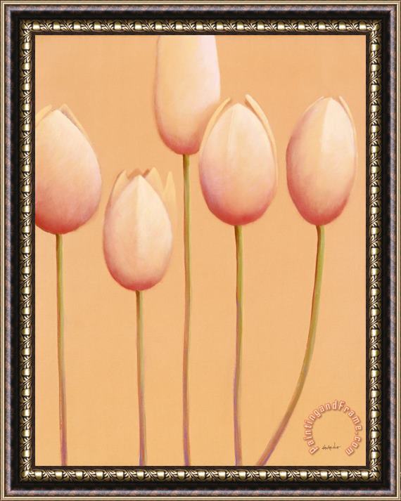 Jerome Lawrence Tulips are People X Framed Painting