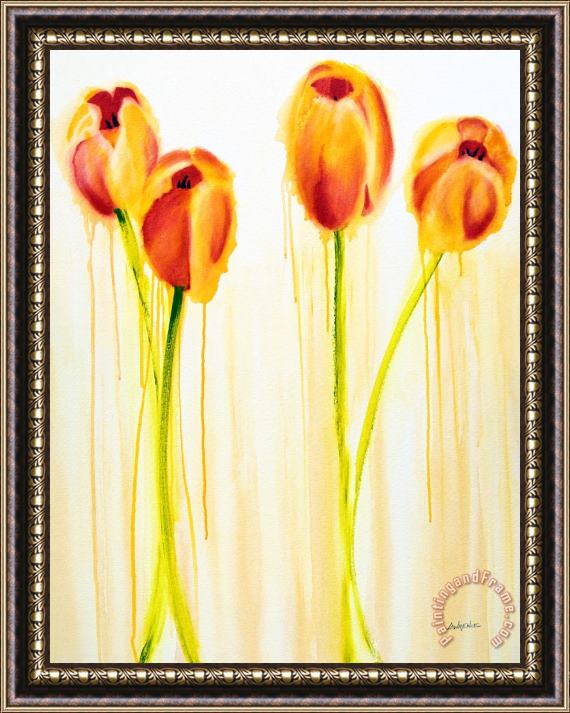 Jerome Lawrence Tulips are People XVII Framed Print