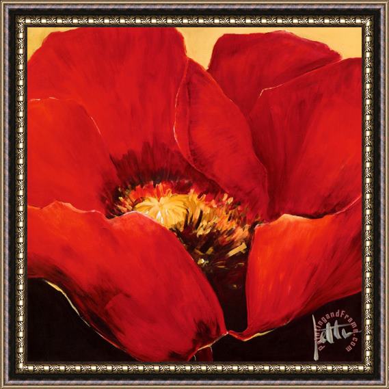 Jettie Roseboom Red Beauty II Framed Painting