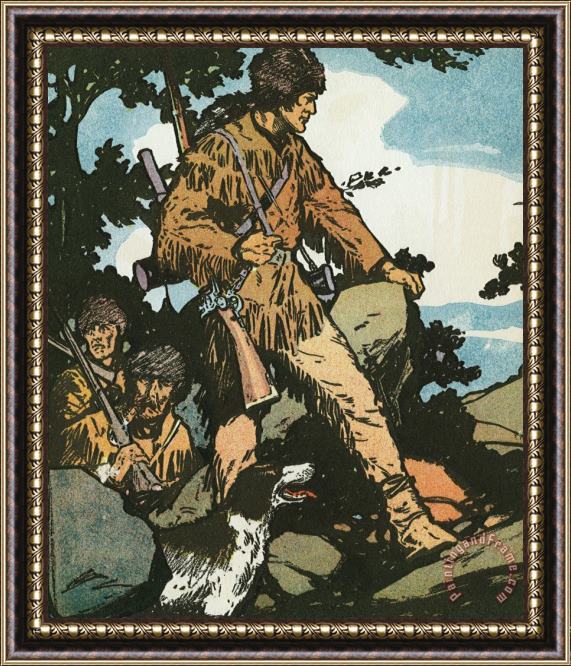 J.L. Kraemer Daniel Boone Framed Print