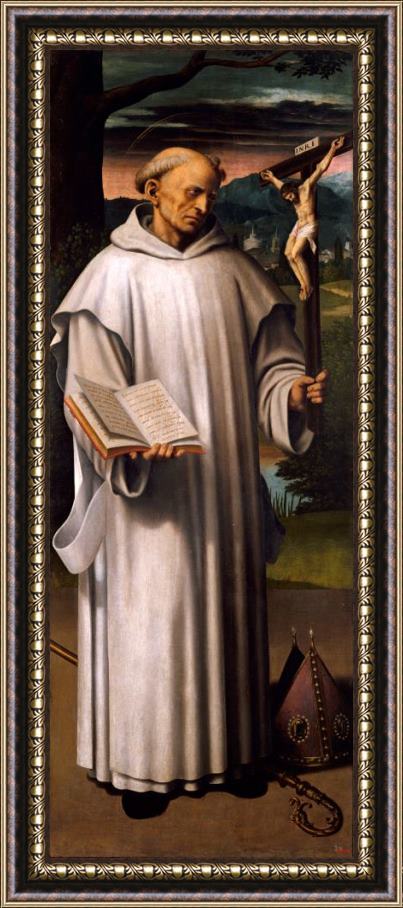 Joan De Joanes Saint Bruno Framed Painting