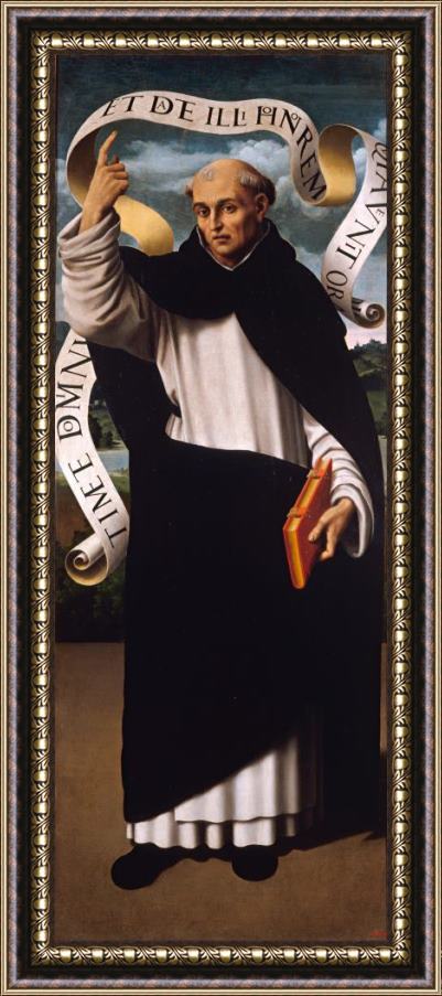 Joan De Joanes Saint Vincent Ferrer Framed Painting