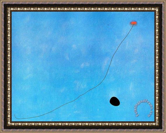 Joan Miro Blue III Framed Print