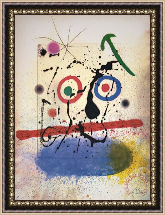 Joan Miro Collection D Art Framed Painting