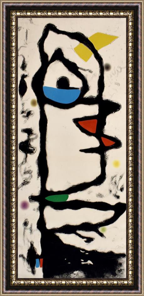 Joan Miro Composition Xiii, From Barcelona, 1972 Framed Print