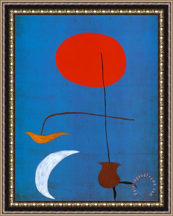 Joan Miro Entwurf Fur Eine Tapisserie Framed Painting