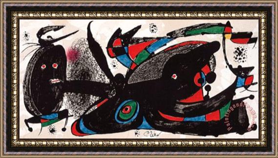 Joan Miro Escultor Great Britain Framed Print
