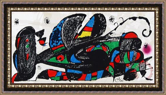 Joan Miro Escultor Iran Framed Painting