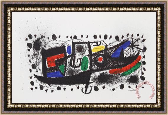 Joan Miro Joan Miro Und Katalonien Framed Painting