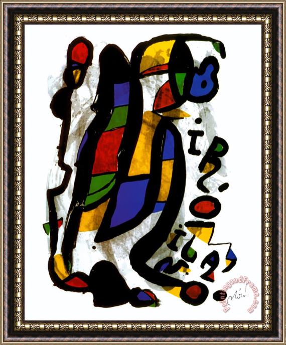 Joan Miro Milano Framed Painting