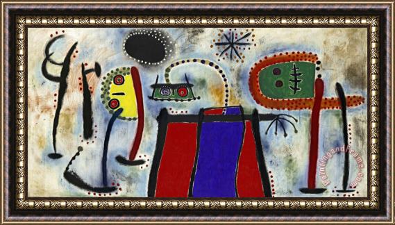 Joan Miro Painting (peinture) Framed Painting