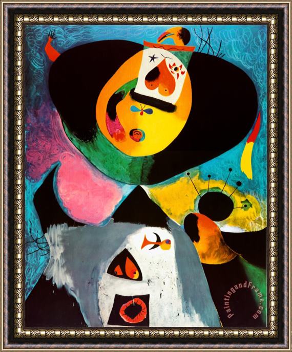 Joan Miro Portrait No 1 Framed Painting