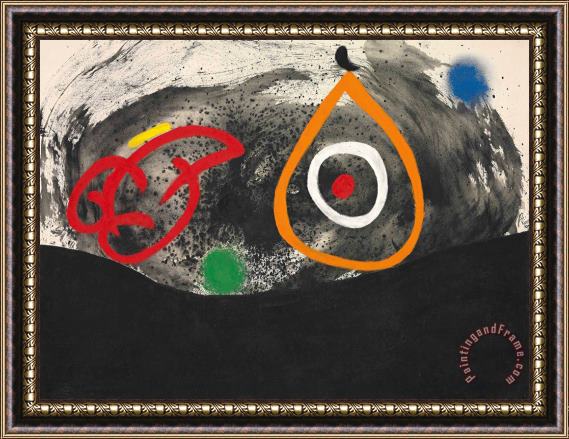 Joan Miro Tete, 1970 Framed Print