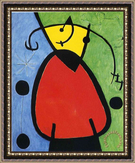 Joan Miro The Birth of Day Framed Painting