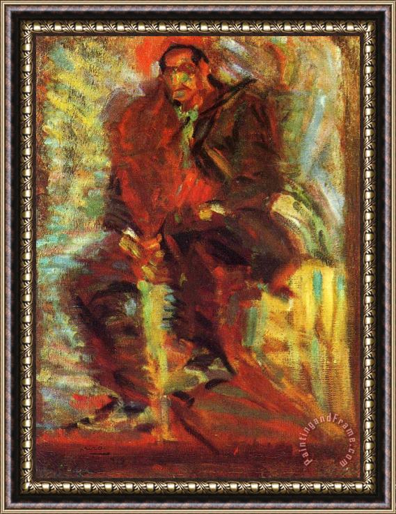 Joan Miro The Farmer Framed Painting