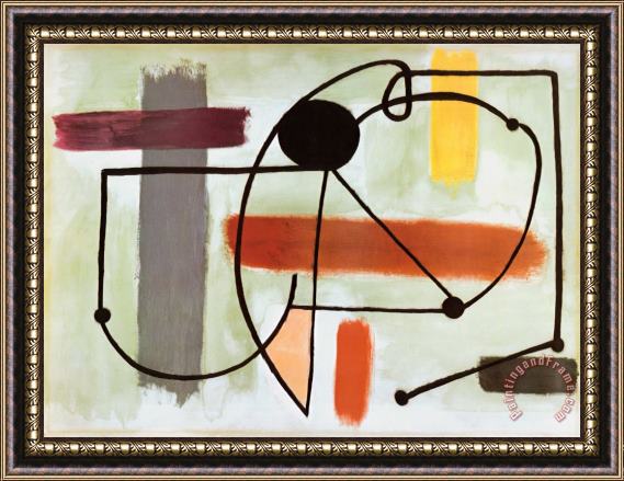 Joan Miro Torso Framed Painting