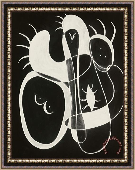 Joan Miro Untitled, 1934 Framed Painting