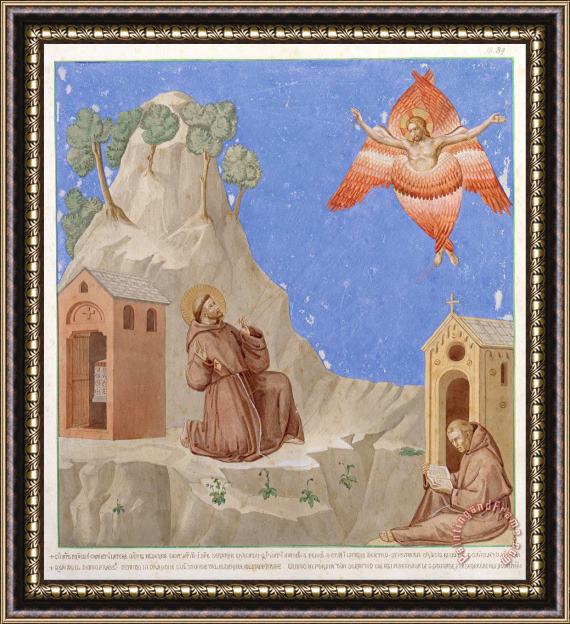 Johann Anton Ramboux The Stigmatisation of Saint Francis Framed Painting