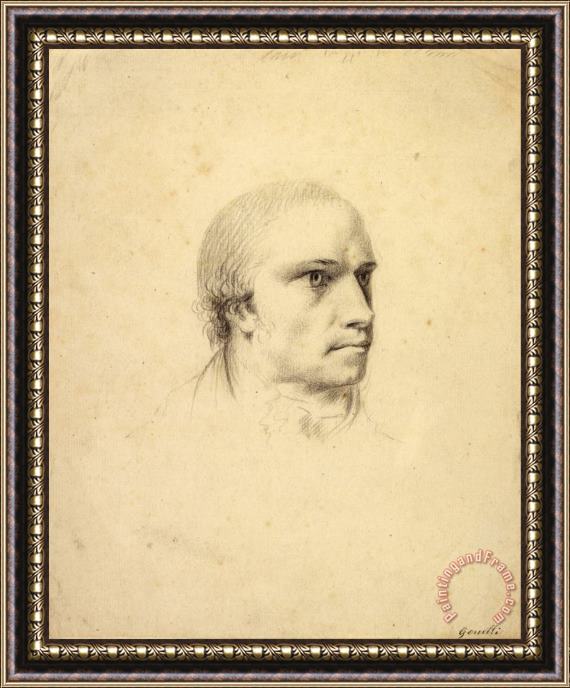 Johann Heinrich Wilhelm Tischbein Portrait of Antonio Canova Framed Painting