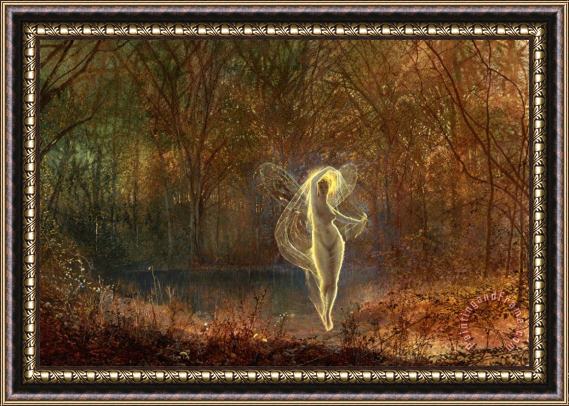 John Atkinson Grimshaw Dame Autumn Hath a Mournful Face Framed Painting