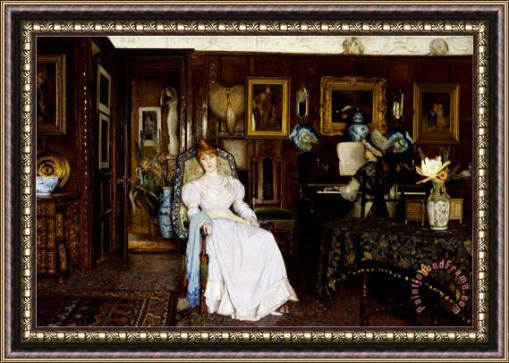 John Atkinson Grimshaw Dulce Domum Sweet Home 1885 Framed Painting