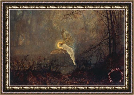 John Atkinson Grimshaw Midsummer Night Or Iris 1876 Framed Painting