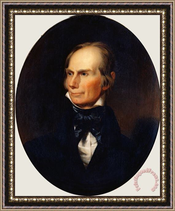 John B. Neagle Portrait of Henry Clay (1842) Framed Painting