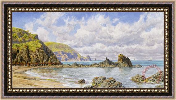 John Brett Forest Cove Framed Painting