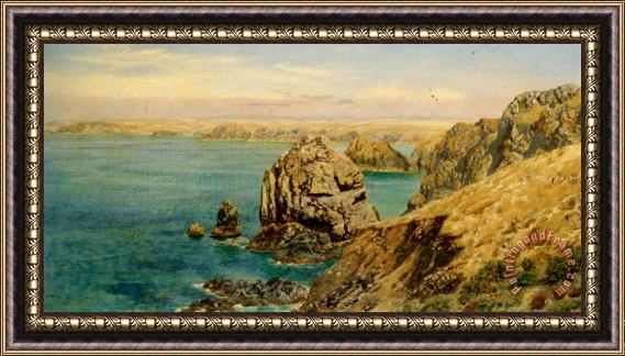 John Brett Mounts Bay Cornwall Framed Print