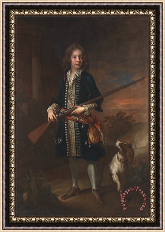 John Closterman John Poulett, 1st Earl Poulett Framed Painting