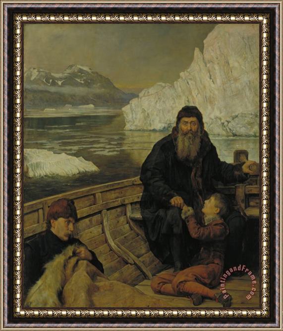 John Collier The Last Voyage of Henry Hudson Framed Print