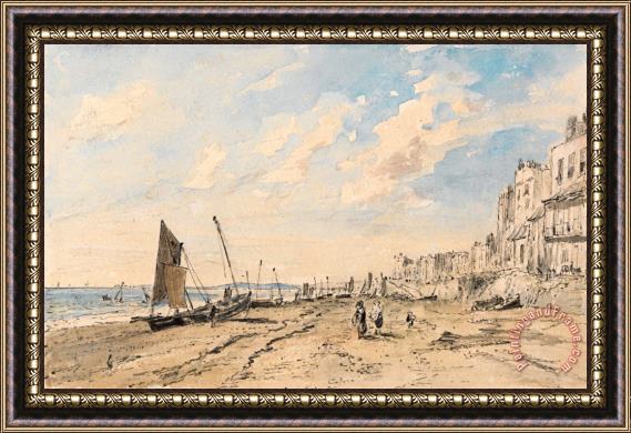 John Constable Brighton Beach Looking West Framed Print