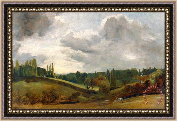 John Constable East Bergholt Framed Print