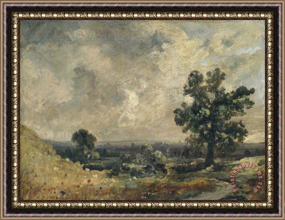 John Constable English Landscape, Undated Framed Painting