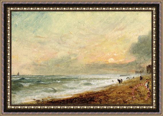 John Constable Hove Beach Framed Print