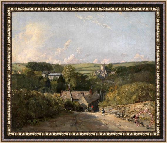 John Constable Osmington Village Framed Painting
