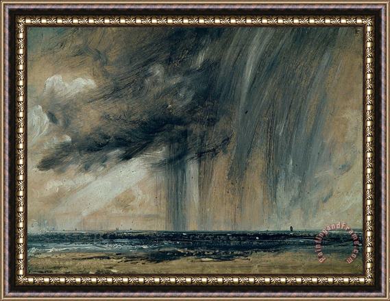 John Constable Rainstorm over the Sea Framed Painting