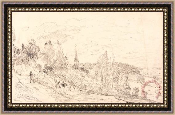 John Constable View Near Arundel Framed Print