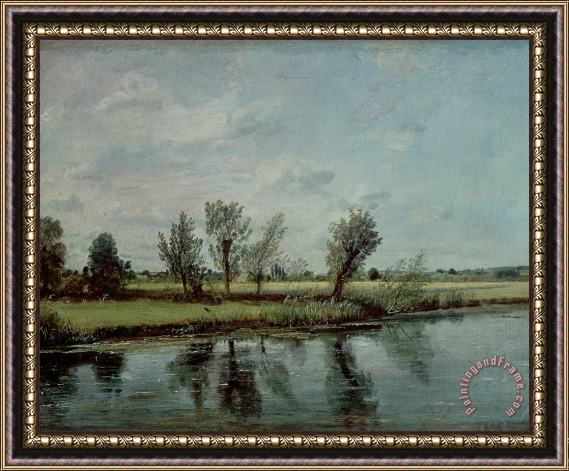 John Constable Water Meadows near Salisbury Framed Painting