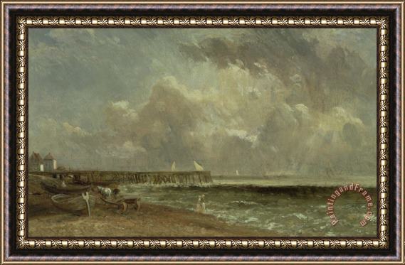 John Constable Yarmouth Pier Framed Painting
