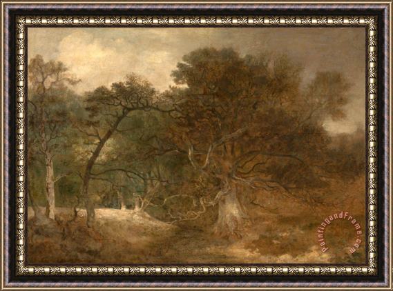 John Crome Woodland Landscape Near Norwich Framed Print
