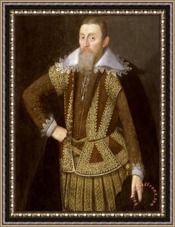 John De Critz William Parker, 4th Baron Monteagle And 11th Baron Morley Framed Print