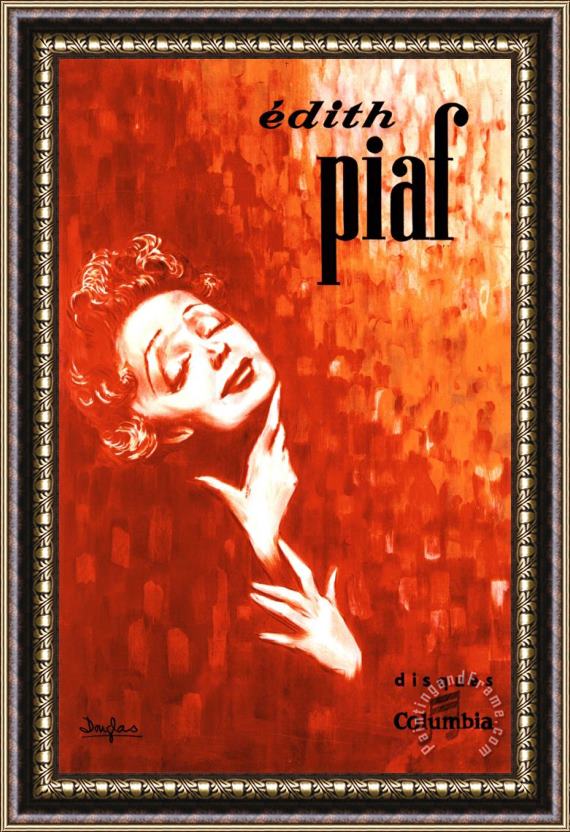 John Douglas Edith Piaf Framed Print